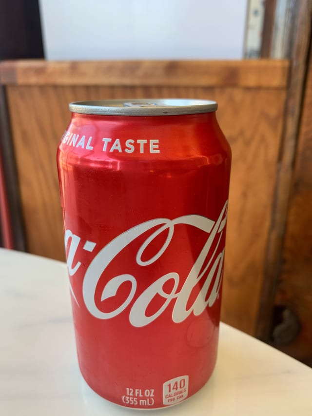 Canned Soda.